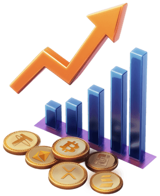 Produktoversikt over grensesnittet til Tellingskap sin kryptovaluta-handelsplattform